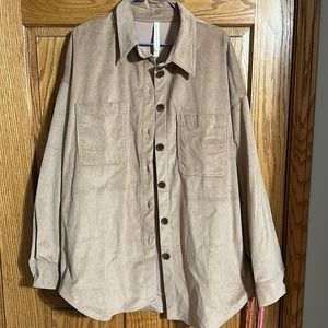 Babaton Corduroy Oversized Jacket/Button Up